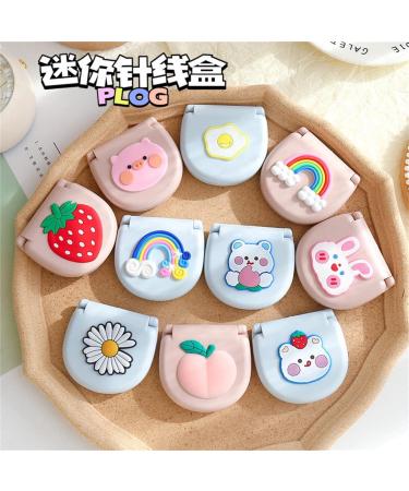 FKOG Mini Travel Sewing Kit - 2Pcs Portable Family Repair Supplies & Accessories | DIY Organizer (Strawberry Style) - Buy Online on SooperMarket.com