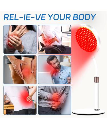 Shyineyou Red Light Lamp 660 & 850 & 940 Infrared Light Lamp Upgraded 100LEDs 3-in-1 Chips Red Light Lamp for Home/Office Use Large - Buy Online on SooperMarket.com