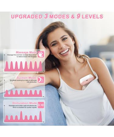 Portable Uleway Electric Milk Pump - Hands-Free Noise & Pain-Free | 3 Modes 9 Suction Levels LCD & Remote Control - Buy Online on SooperMarket.com