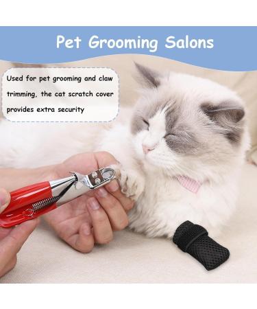 4 Pieces Cat Claw Covers - Breathable Mesh Paw Caps for Scratch Protection & Fur Care - Buy Online on SooperMarket.com