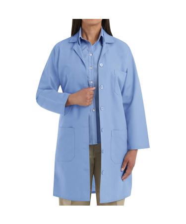 Red Kap Women's Lab Coat Small Light Blue