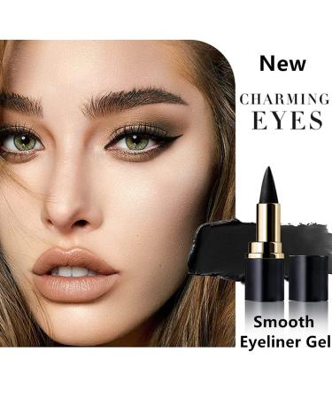Matte Dark Brown Coffee Gel Eyeliner Stick for Women - Smooth Eye-liner Pen Makeup Tattoo - Buy Online on SooperMarket.com