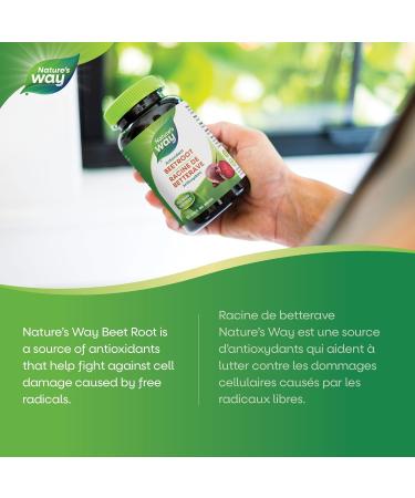 Nature's Way Beet Root Source of Antioxidant 100 Vegetarian Capsules - Buy Online on SooperMarket.com