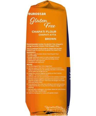 Eurostar Chapati Atta Gluten-Free Flour 1.5kg - Medium Brown (Pack of 1) - Buy Online on SooperMarket.com