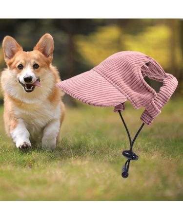 Predolo Pet Sports Hat - Fashionable Pink Dog Sun Hat with Ear Holes Sun Protection Cap for Small Dogs - XL Baseball Cap - Buy Online on SooperMarket.com