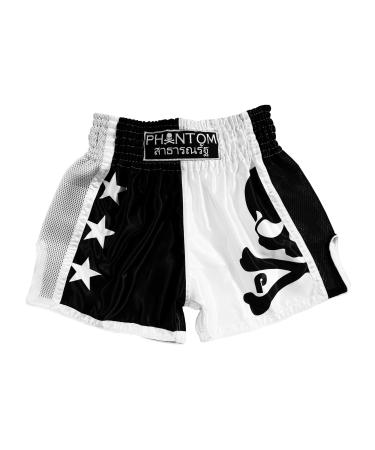 The Phantom Shadow Muay Thai Shorts | Men | Women | Unisex | Boxing Trunks 38 Regular Phantom Shadow