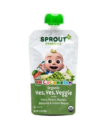 CoComelon Sprout Organic Baby Food Toddler Pouches - Veggie, Fruits, Grains 3.5 Oz (Pack of 12) - Buy Online on SooperMarket.com