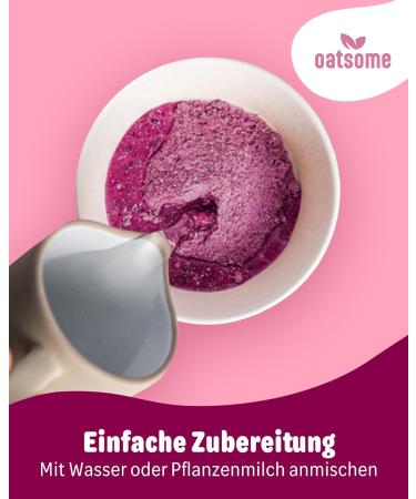 Oatsome Benjamin Blaubeber Smoothie Bowl | Organic Blueberry & Currant | Vegan 100% Natural No Added Sugar | Easy Breakfast | 400g - Buy Online on SooperMarket.com