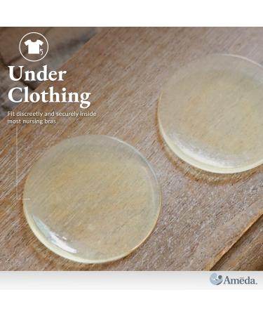Ameda ComfortGel Nipple Gel Soothing Pads - Reusable Cooling Relief for Breastfeeding - 2 Count Pack for Nipple Pain Relief - Buy Online on SooperMarket.com