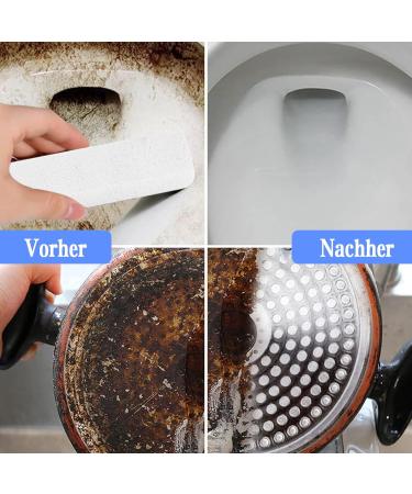 Premium Bimsstein Cleaner Brushes - 4 Pack White Grill & Kitchen Cleaning Blocks for Pumice Stone & Roasting Oven - Buy Online on SooperMarket.com