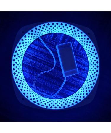 Blinngo Cornhole Lights, Cornhole Board Ring LED Lights,Waterproof, Light up Cornhole Game Set with in Molding Label Design,Perfect Lights for Cornhole Game at Night, 2 Set Blue A
