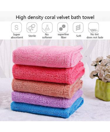Kabinga 4-Piece Turban Set with Buttons - Fast-Drying Soft Microfiber Hair Towels for All Hair Types | Unisex Youth Absorbent 4L - Buy Online on SooperMarket.com