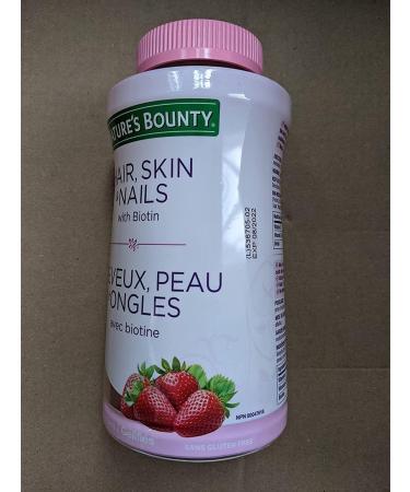 Nature's Bounty Hair Skin & Nails Gummies with Biotin - 220 Gummies x 2 Pack - Total 440 Gummies - Buy Online on SooperMarket.com