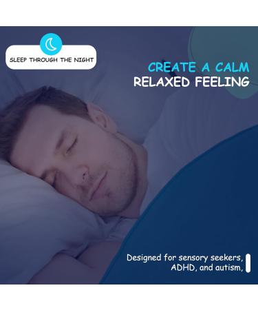 Sentire-Sensory UK Compression Bed Sheet - Double Blue - Autism & Anxiety Aid for Kids - Buy Online on SooperMarket.com