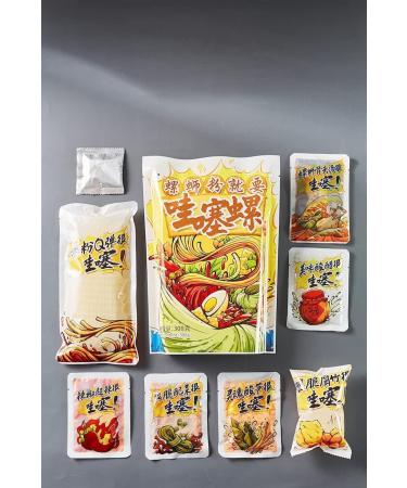 Liuzhou Specialty Rice Noodles 308g Spicy noodles Hot and sour noodles instant rice noodles delicious spicy rice noodles vermicelli snacks specialty food (2bags) - Buy Online on SooperMarket.com