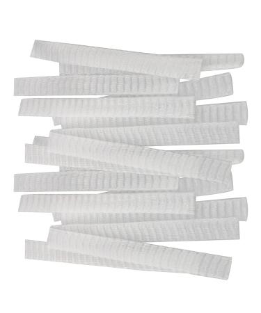 100 Pieces Makeup Brush Protectors Expandable Makeup Brush Nets Reusable Makeup Brush Meshes for Women and Girls Storing Cosmetic Brushes