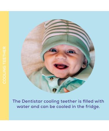 Dentistar Cooling Ring Set - BPA Free Baby Teething Toy - Pink - Ideal for 3+ Months - Soothing Bite Aid for Toddlers - International Shipping - Buy Online on SooperMarket.com