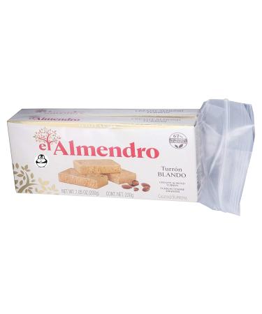 El Almendro Soft Turron Bundle - Creamy Almond Turron Gluten Free - 3 Pack with Premium Penguin Quick Storage Pouch - Buy Online on SooperMarket.com
