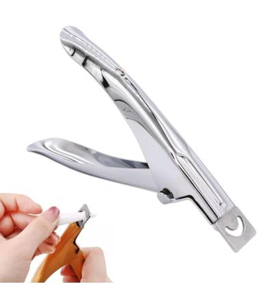 Professional Rustproof Nail Clippers for Acrylic & False Nails - Sharp Manicure Pedicure Trimmer Tool (Silver) - Buy Online on SooperMarket.com