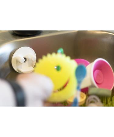Sponge Caddy 1pk - Suction Cup Installation - White Color - Storage Theory - (Pack of 1) - Buy Online on SooperMarket.com
