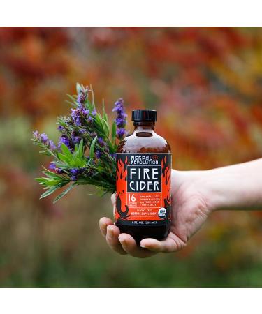 Herbal Revolution Organic Fire Tonic 8 oz - Natural Immune Support - Buy Online on SooperMarket.com