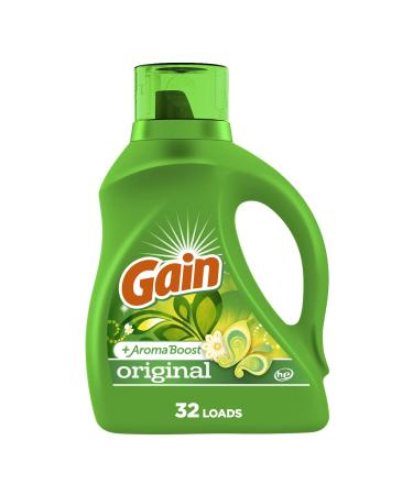 GAIN Original He Liquid Laundry Detergent - 32 Loads