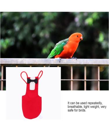 Iplusmile Parrot Suit & Diaper - XL Bird Flight Suit for Nymphic Birds & Ducks | Comfortable & Stylish Pet Bird Accessories - Buy Online on SooperMarket.com