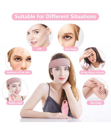AKARY Ice Roller for Puffiness & Dark Circles | Facial Beauty Tool & Gua Sha Massage | Silicone Ice Mold | Skin Care Essential - Buy Online on SooperMarket.com