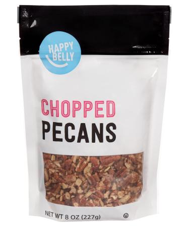 Amazon Brand - Happy Belly Chopped Pecans, 8 Ounce 8 Ounce (Pack of 1)