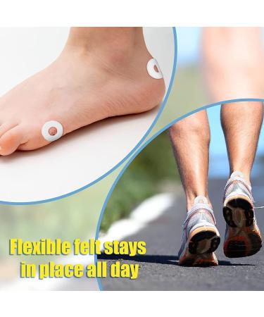 12 Sheet Callus Cushion Soft Felt Callus Pads Men Women Soreness Relief Soft Adhesive Round Foot Corn Callus Pad Remover Stick Foot Care Cushions for Men Women - Buy Online on SooperMarket.com