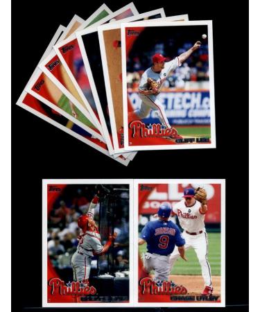 2010 Topps Baseball Cards Complete TEAM SET: Philadelphia Phillies (Series 1 & 2) 19 Cards including Utley, Howard, Victorino, Hamels, Ruiz, lee, Feliz,Werth, Rollins, Ibanez, Blanton & more!