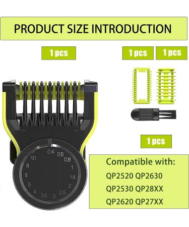 14-in-1 Trimming Attachments for One Blade QP2520 QP2630 QP2530 QP2620 QP2834 QP2724 Facial Hair Trimmers Beard Trimmer Replacement Kit - Buy Online on SooperMarket.com