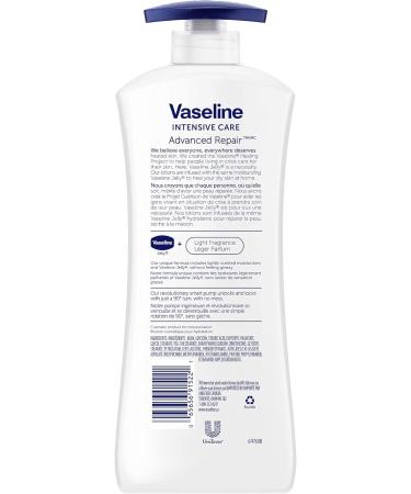 Vaseline Intensive Care Body Lotion deep moisturizer for dry skin Advanced Repair lightly scented with micro-droplets of Vaseline Jelly 600 ml 4 pack Unscented 600 ml (Pack of 4) - Buy Online on SooperMarket.com