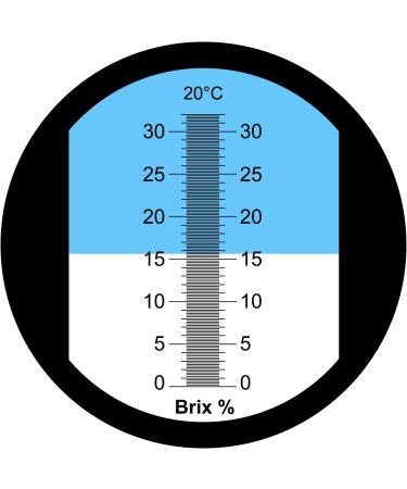 Gain Express 0-32% Brix Refractometer - ATC Sugar Solution Tester for Homebrew Beer Juices & More - Buy Online on SooperMarket.com