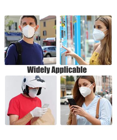 Taimu TM KN95 Face Masks - 5 Layers Cup Dust Mask for Adults - 20 PCS - Buy Online on SooperMarket.com