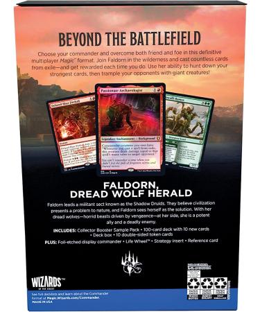 Magic The Gathering Commander Legends Battle for Baldur's Gate Deck + Collector Booster Pack - Buy Online on SooperMarket.com