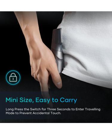 Waterproof Intimate Razor for Men - Kensen V-Shaped Body Razor | Wet & Dry Use for Legs Chest and Armpits - Buy Online on SooperMarket.com