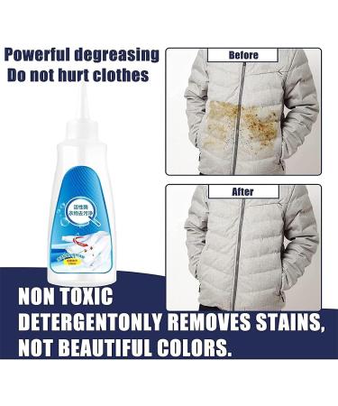 Xebular 1/2PCS Active Enzyme Clothing Stain Remover Oil Stain Remover Clothes Stain Remover For White Clothes Stain Remover For Clothes Liquid Detergent For Most Types Of Clothes (B-2PCS) - Buy Online on SooperMarket.com