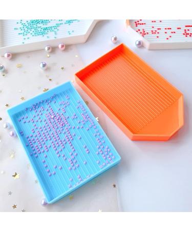 5 Pcs Extra Large Diamond Painting Tray Organizer - DIY Gem Art Craft Accessories - 5 Trays, 1 Spoon Included - Buy Online on SooperMarket.com