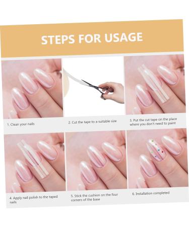 STAHAD 5Pcs manicure tool line Stripping decorate nail line nail polish pattern nail glue adhesive tape Stripe tape nail Masking Line Nail Art tape roll major nail Glue Tape - Buy Online on SooperMarket.com