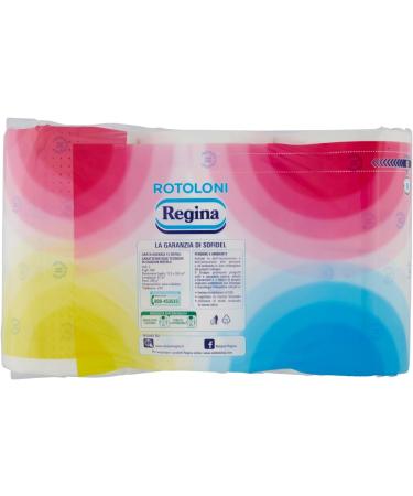 Regina Rotoloni Toilet Paper - 2 Packs of 12 Rolls 24 Rolls  - Buy Online on SooperMarket.com