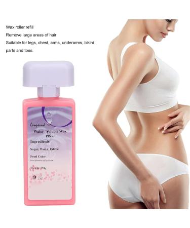 150g Roll Up Soft Wax for Legs Armpits & Bikini Area - Pink Depilation Wax Cartridge for Smooth Skin | International Shipping - Buy Online on SooperMarket.com