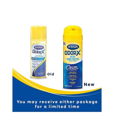 Dr. Scholl's Odor-X Spray Powder 4.70 oz - Pack of 9 | Odor Fighting Formula - Buy Online on SooperMarket.com
