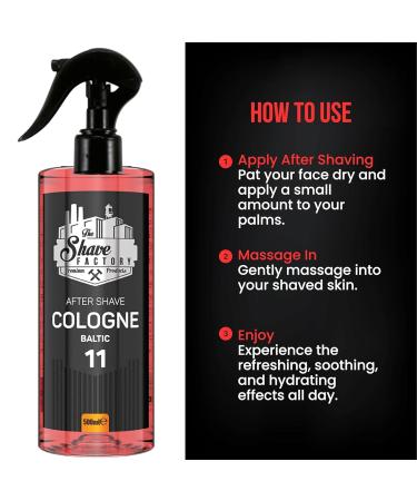 the shave factory Pump Spray After Shave Cologne - Aftershave Cologne Aftershave For Men (11 Baltic) - Buy Online on SooperMarket.com