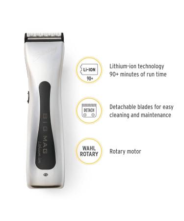 Wahl Professional Sterling Big Mag Cordless Clipper & Hair Trimmer Set - Salon-Quality Electric Hair Cutting Tools for Men & Women | International Shipping Available - Buy Online on SooperMarket.com