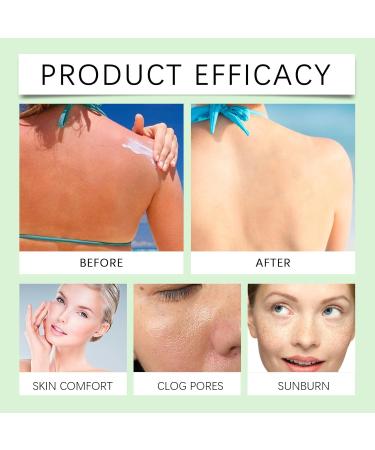 Centella Sunscreen Sun Cream SPF 50 Centella Face Sunscreen SPF Moisturiser Natural Sunscreen Factor 50 Sun Cream Suncream for All Skin Types Refreshing Hydrating & Soothing - Buy Online on SooperMarket.com