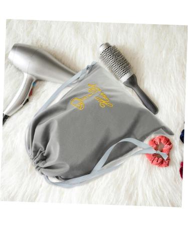 MUSISALY 2pcs Hair Dryer Carrying Bags Hair Dryer Drawstring Bags Fabric Drawstring Storage Bag 35.00X30.00X0.50CM Grey - Buy Online on SooperMarket.com