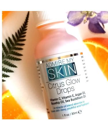 Admire My Skin Citrus Glow Drops - Radiant Skin Serum 1 fl oz (30 ml) - Buy Online on SooperMarket.com