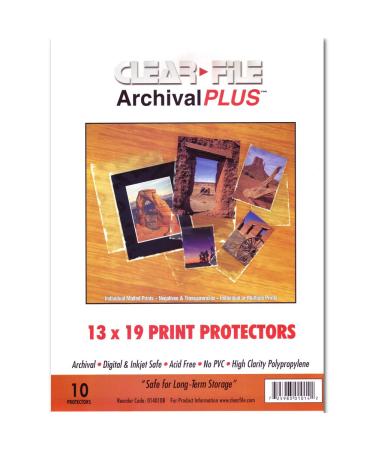 Archival Plus Print Bags 13X19 Pkg 10