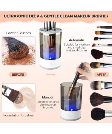 Electric Makeup Brush Cleaner Machine with Clean Mat - Ultimate Cosmetic Tool for Beauty Makeup Brushes - Ideal Gift for Women/Girls - Buy Online on SooperMarket.com